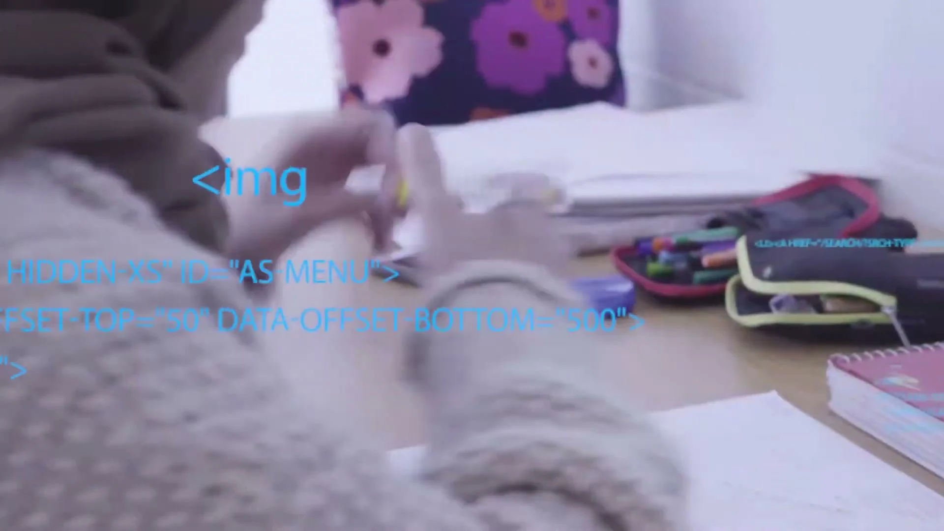Frame from ICLR Basement Flooding. The frame is one of ten cut from the two films; no description of what it shows is on record.