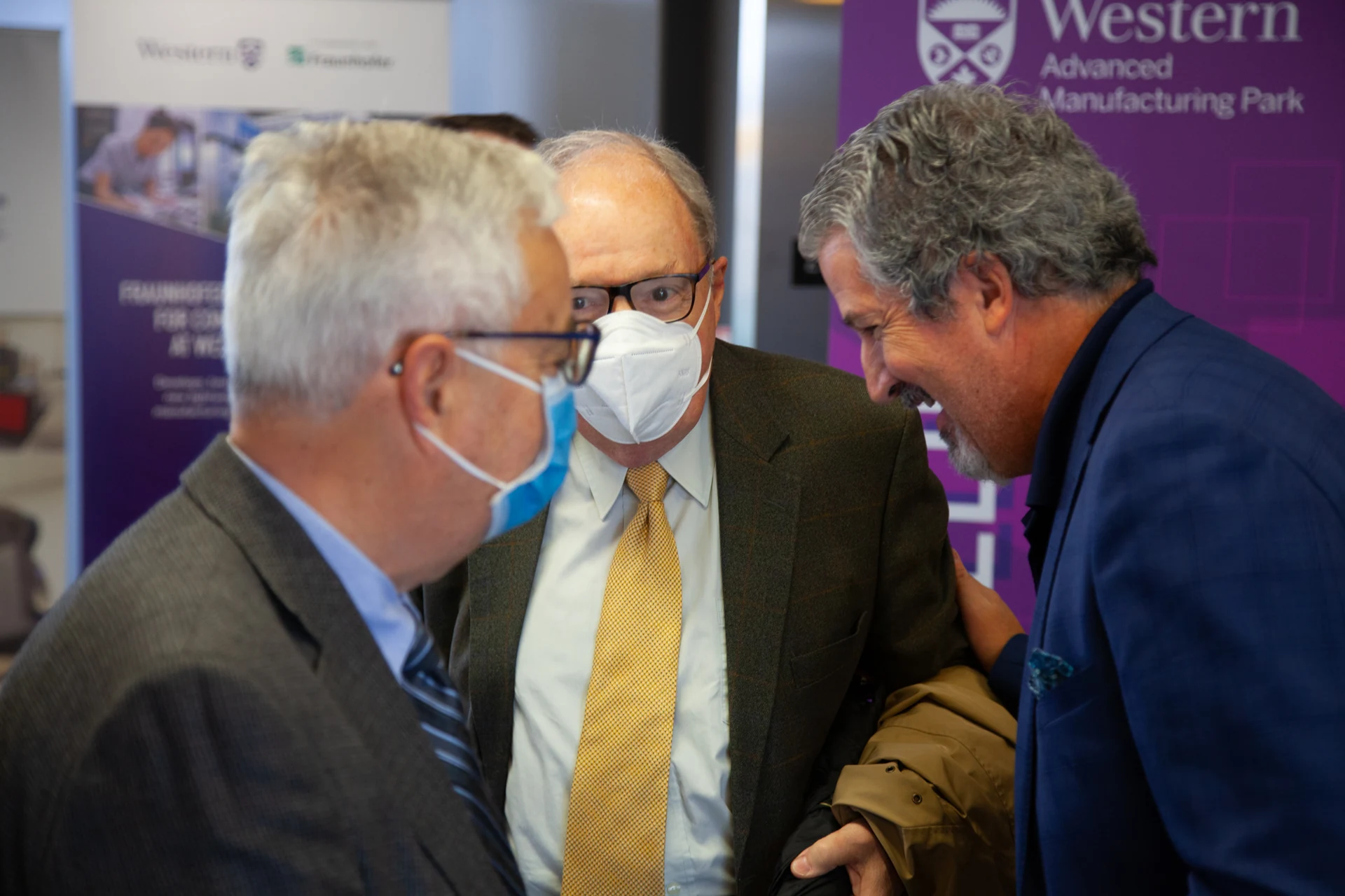 Photographed by our crew at ICLR's 25th anniversary conference, Western University. No description of what the picture shows is on record.