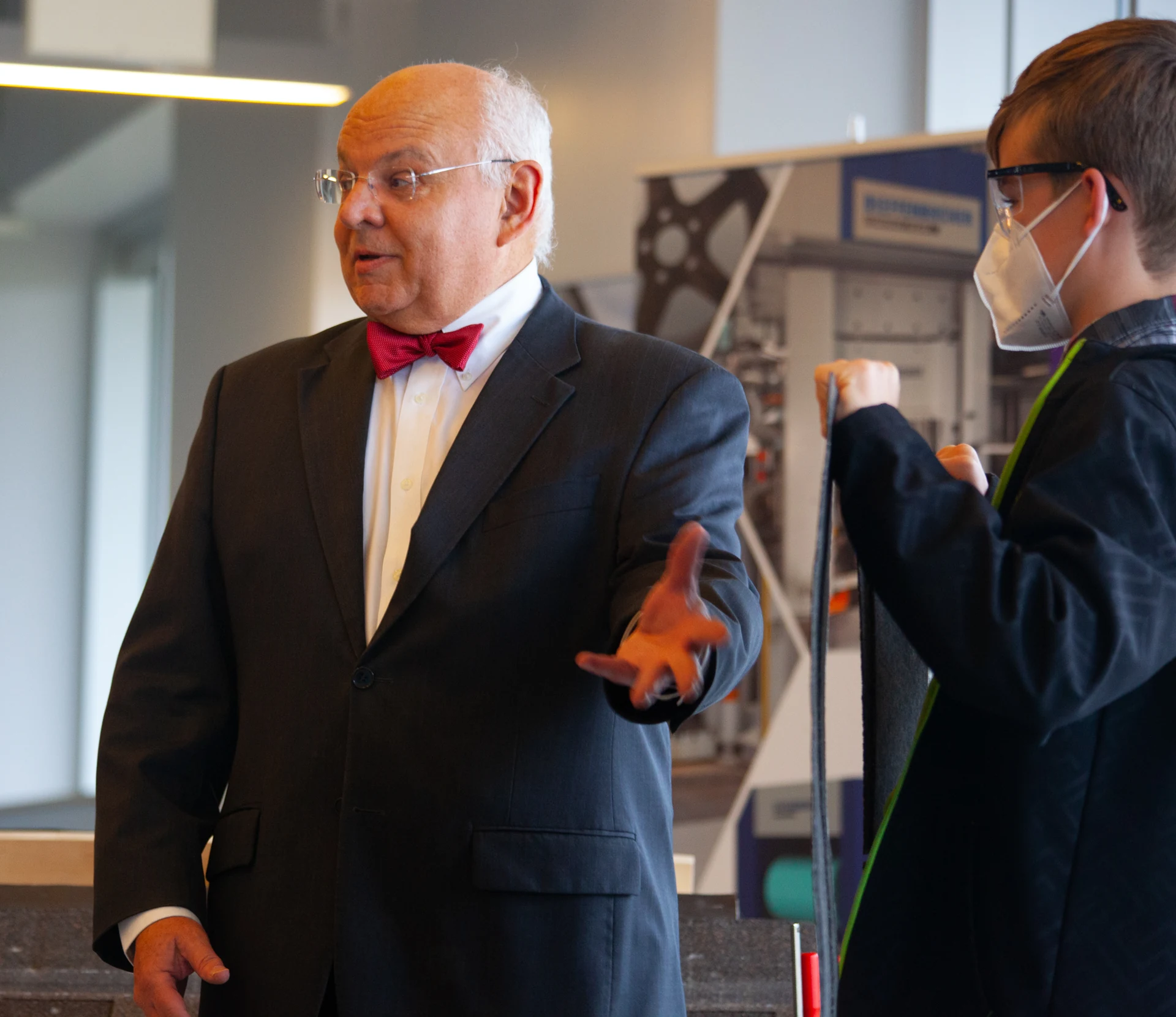 Photographed by our crew at ICLR's 25th anniversary conference, Western University. No description of what the picture shows is on record.