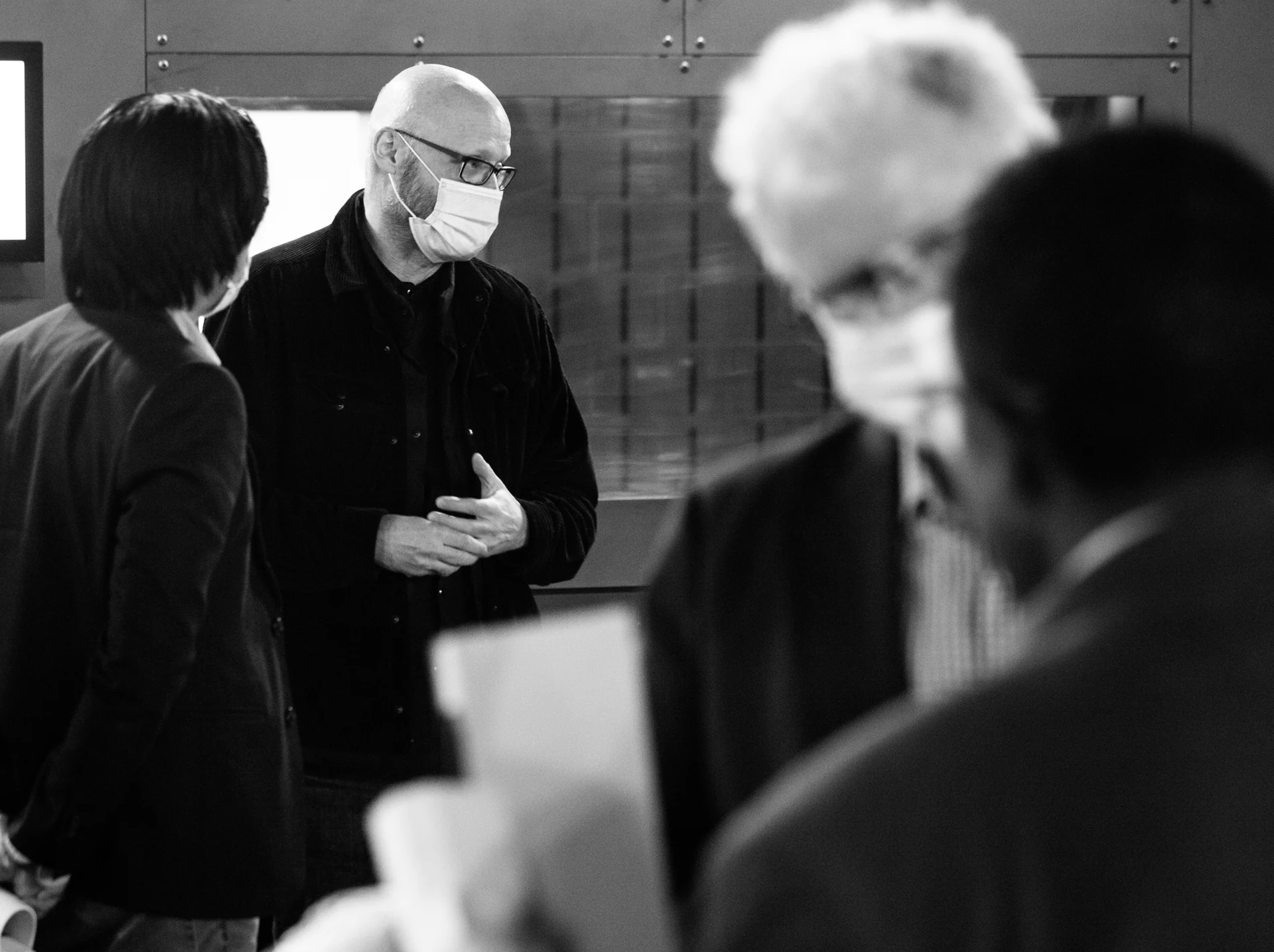 Photographed by our crew at ICLR's 25th anniversary conference, Western University. No description of what the picture shows is on record.