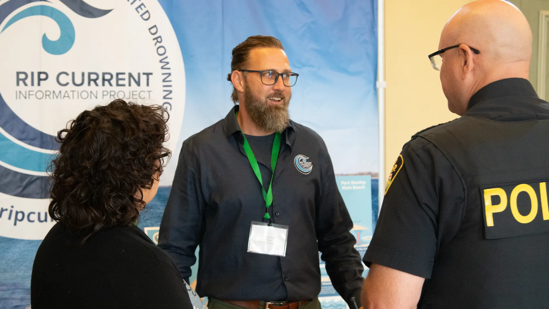 Edited photograph from the Great Lakes Risk Communication Summit at CASO Station, St. Thomas. Content not visually confirmed.